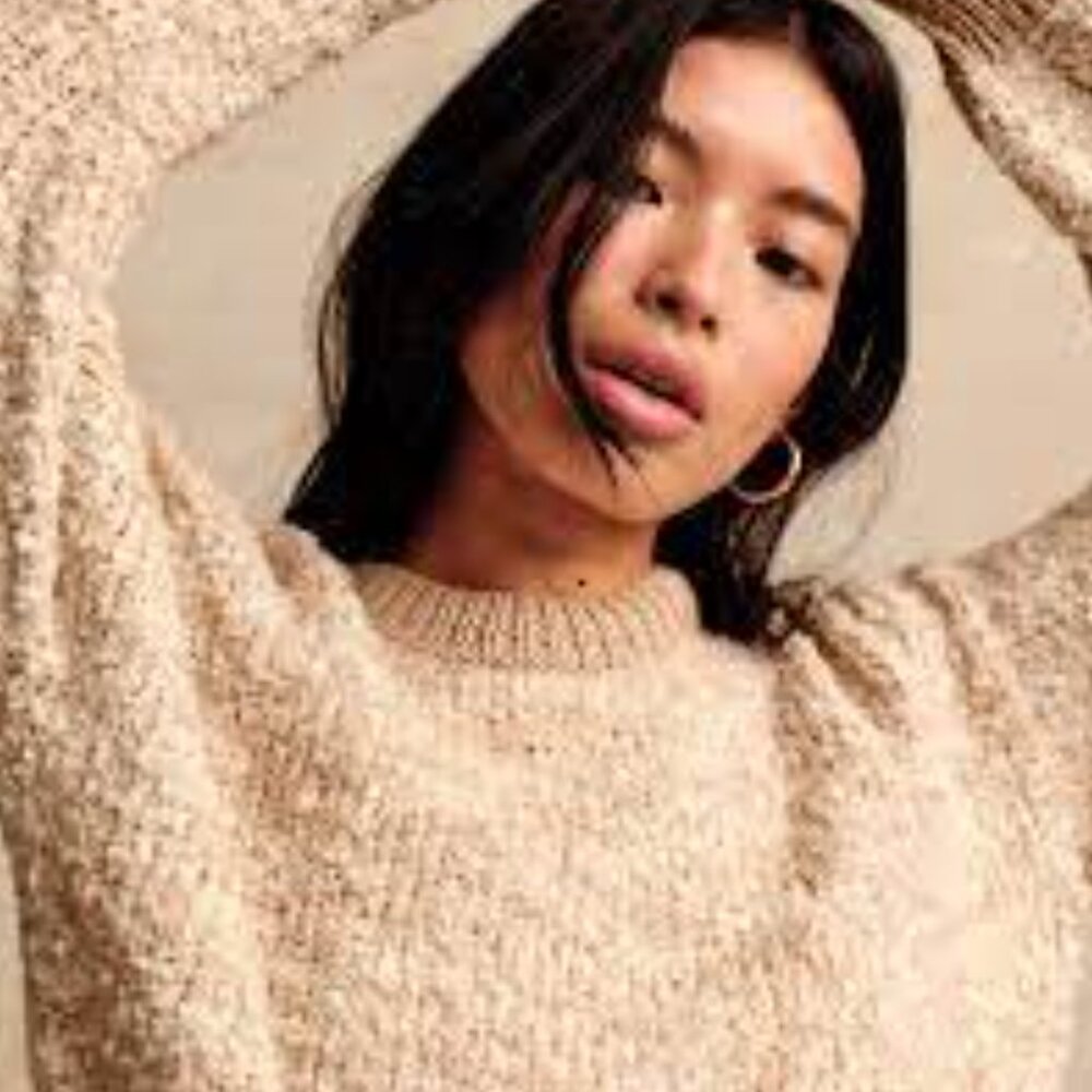 MATE the Label Alpaca Teddy Crew Neck